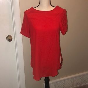 Red H&M shirt